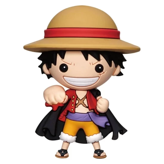 One Piece 3D Foam Magnet Luffy With Cape