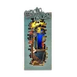 Robotime Diy Book Nook Boekensteun Magic House Tgb03 11X18X24Cm Robotime Diy Book Nook Boekensteun Magic House Tgb03 11X18X24Cm