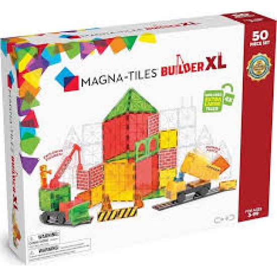 Magna-Tiles Builder Xl 50-Piece Set