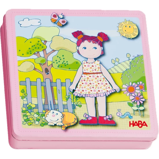 Magneetspeldoos Aankleedpop Lilli Magneetspeldoos Aankleedpop Lilli