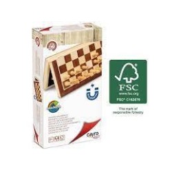 Inlaid Magnetic Foldable Chess (Fsc Wood)