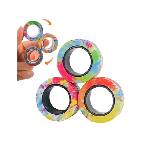 Magnetic Rings Stim Toy Fidget