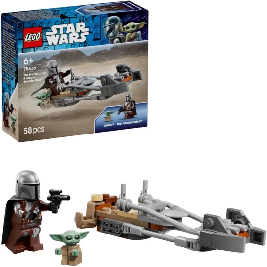 Lego 75436 Star Wars The Mandelorian & Grogu's Speeder Bike
