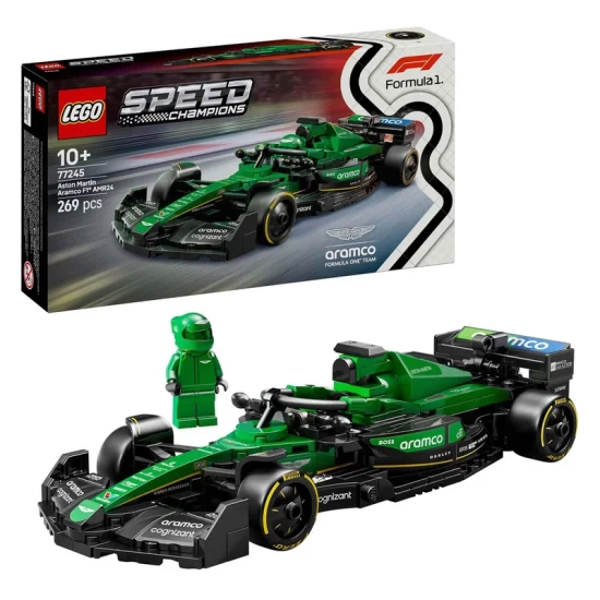 Lego Speed Champions 77245 Aston Martin Aramco F1 Amr24 Racewagen Lego Speed Champions 77245 Aston Martin Aramco F1 Amr24 Racewagen