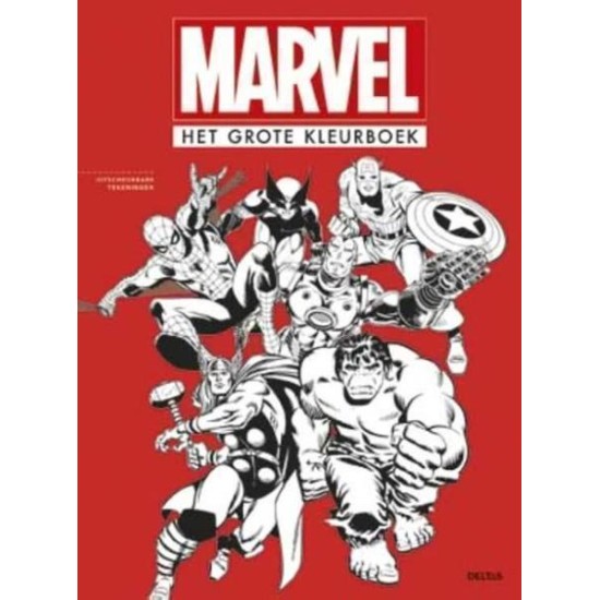 Marvel Het Grote Kleurboek Marvel Het Grote Kleurboek