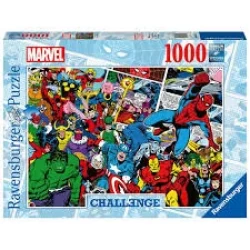 Challenge Puzzel Marvel Superhelden 1000St. Challenge Puzzel Marvel Superhelden 1000St.