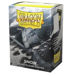 Sleeves Dragon Shield Matte Dual Snow 100Ct