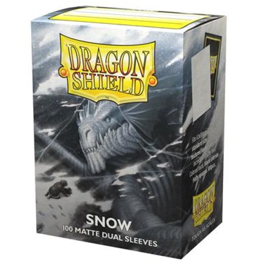 Sleeves Dragon Shield Matte Dual Snow 100Ct