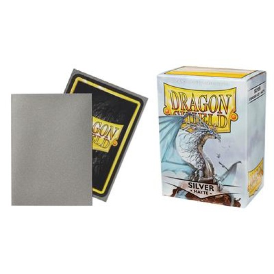 Sleeves Dragon Shield Matte - Silver (100Ct)
