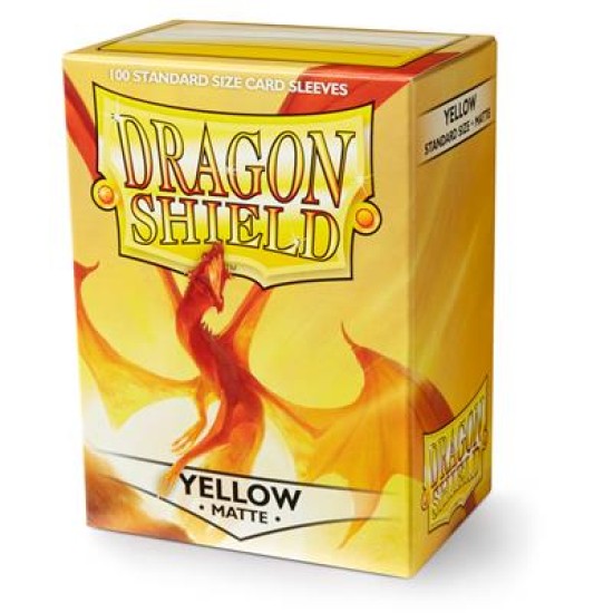 Sleeves Dragon Shield Matte - Yellow (100Ct)