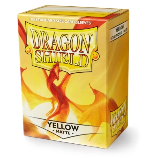 Sleeves Dragon Shield Matte - Yellow (100Ct)