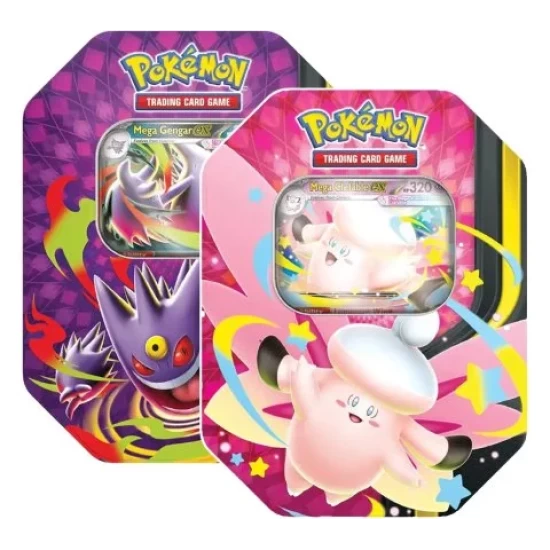 Mega Moonlit Ex Tin Pokemon
