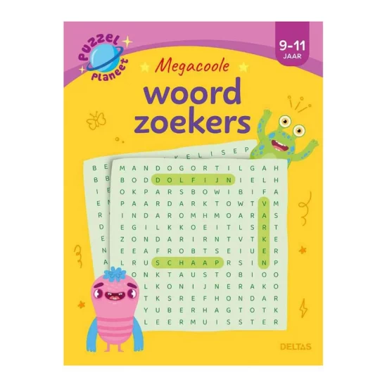 Puzzelplaneet - Megacoole Woordzoekers (9-11 J.)