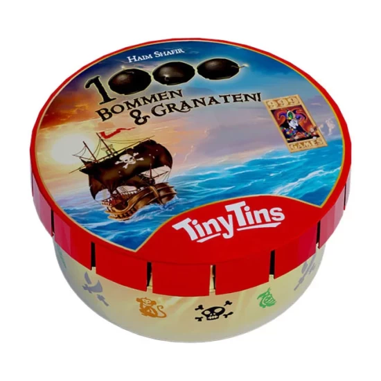 Tiny Tins: 1000 Bommen En Granaten - Dobbelspel