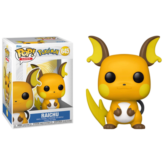 Pokemon Pop! Games Vinyl Figure Raichu (Emea) 9 Cm