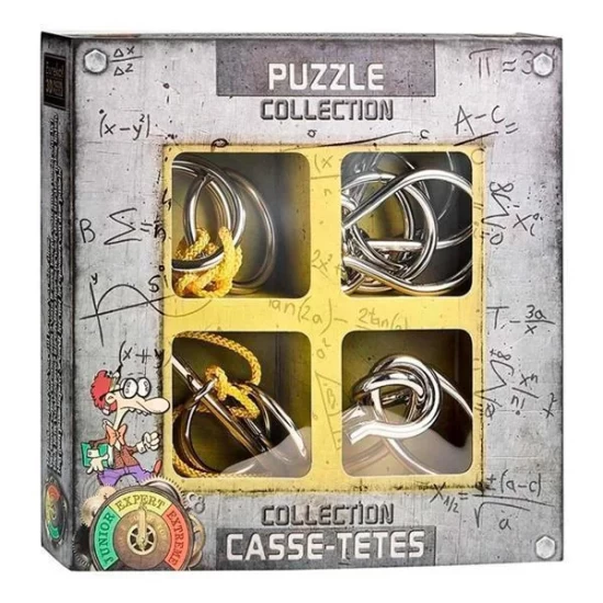 Metalen Breinpuzzels Expert 4St. Metalen Breinpuzzels Expert 4St.