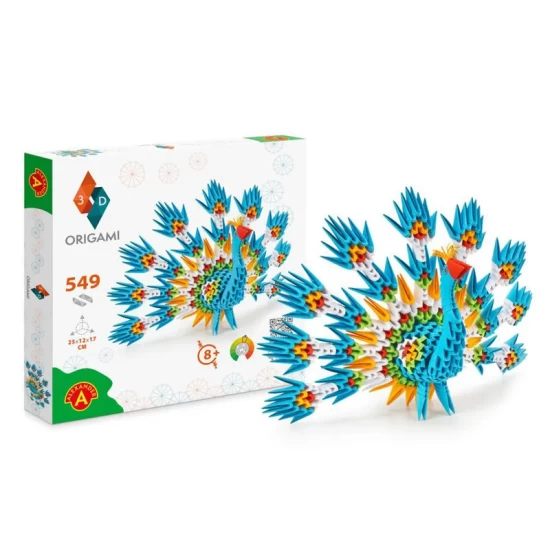 Origami 3D - Peacock - 549Pcs