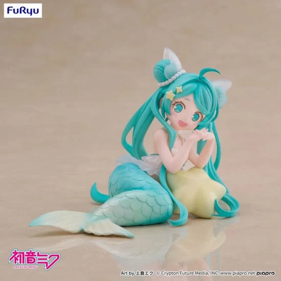 Hatsune Miku Desktop Fairy Pvc Statue Hatsune Miku Mermaid Princess Ver. 9 Cm