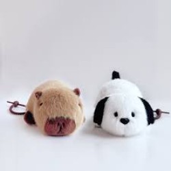 Mima Fluffy Capybara Dog Keyring