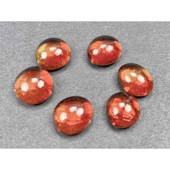 Glass Gaming Stones – Crystal Orange (40+)