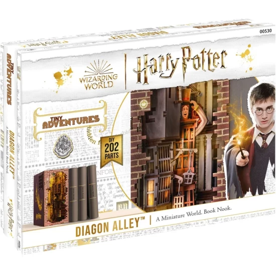 Harry Potter Tiny Adventures Book Nook Mini Diorama Diagon Alley 23 Cm