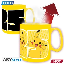 Pokemon - Mug Heat Change - 460 Ml - Pikachu 25 - Cardboard Box