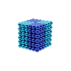 Magneet Balletjes - 216 Stuks - 5Mm - Blauw-Licht Blauw Magneet Balletjes - 216 Stuks - 5Mm - Blauw-Licht Blauw