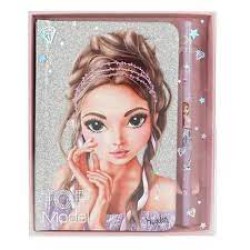 Topmodel Notitieboek Met Potlood Glitter Queen Topmodel Notitieboek Met Potlood Glitter Queen