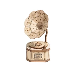 Robotime 3D Houten Puzzel Grammofoonspeler Tg408 112102185Cm