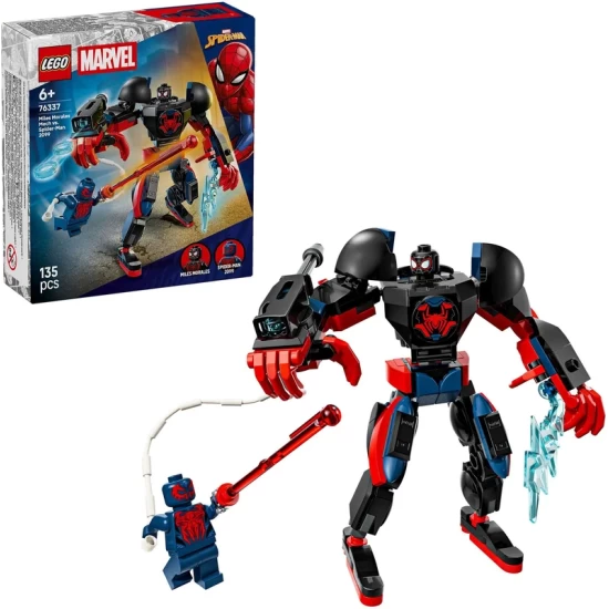 Lego Marvel Superhelden 76337 Miles Morales Mech Vs. Spider-Man 2099 Lego Marvel Superhelden 76337 Miles Morales Mech Vs. Spider-Man 2099