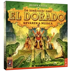 De Zoektocht Naar El Dorado: Gevaren & Muisca Uitbreiding - Bordspel