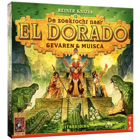 De Zoektocht Naar El Dorado: Gevaren & Muisca Uitbreiding - Bordspel De Zoektocht Naar El Dorado: Gevaren & Muisca Uitbreiding - Bordspel