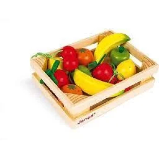 Janod In De Keuken - Krat Fruit (12-Delig)