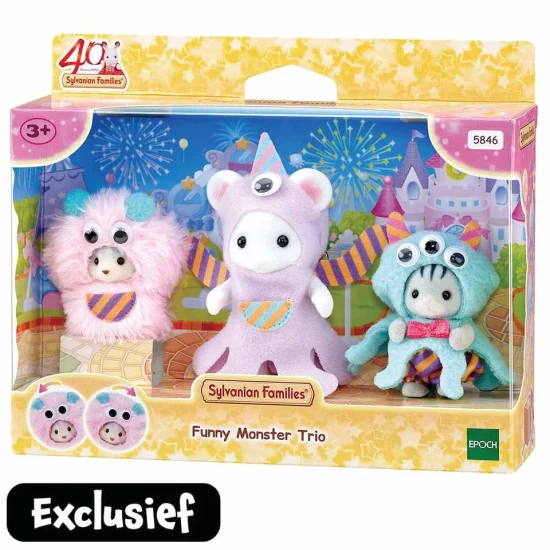 Sylvanian Families - Funny Monster Trio