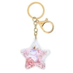 Sleutelhanger Sterren Glitter Kerst 3 Assorti Sleutelhanger Sterren Glitter Kerst 3 Assorti