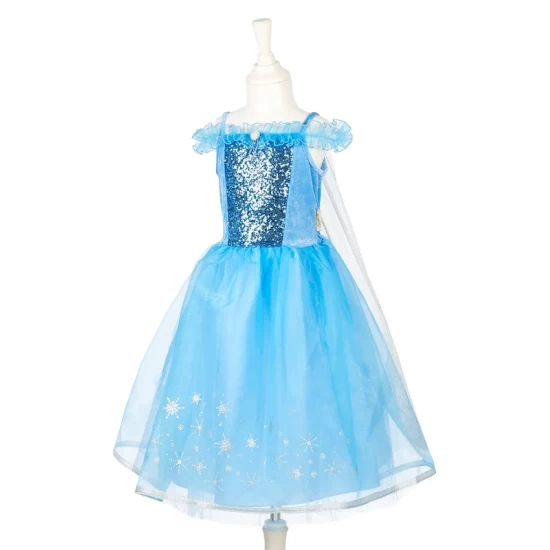 Ijskoningin Jurk 3-4 Jaar / 98-104 Cm (1 Stuk)