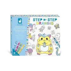 Janod Atelier - 20 Tekeningen En Kleurplaten Met Glitterstiften Janod Atelier - 20 Tekeningen En Kleurplaten Met Glitterstiften