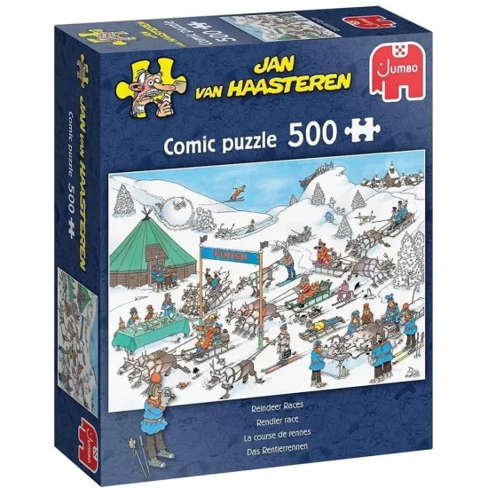 Jan Van Haasteren Legpuzzel - Rendier Race 500St.