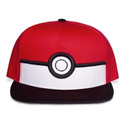 Pokemon  Mens' Snapback Cap Poke Ball