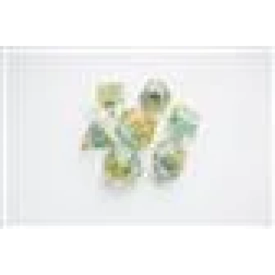 Dice Embraced Green Skull Rpg Dice Set 7Stukjes