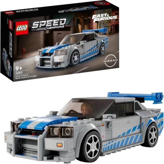 Lego Speed Champions 76917 2 Fast 2 Furious Nissan Skyline Gt-R (R34) Lego Speed Champions 76917 2 Fast 2 Furious Nissan Skyline Gt-R (R34)