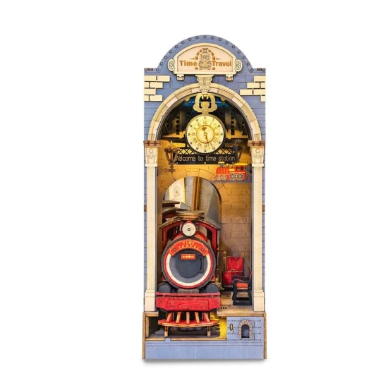 Robotime Diy Book Nook Boekensteun Time Travel Tgb04 18498X25Cm