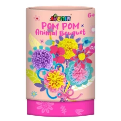 Naaikit - Pom Pom Bloemenboeket Naaikit - Pom Pom Bloemenboeket