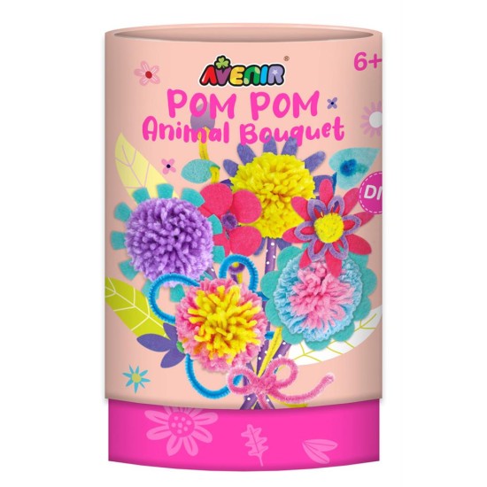 Naaikit - Pom Pom Bloemenboeket