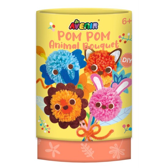 Naaikit - Pom Pom Dierenboeket