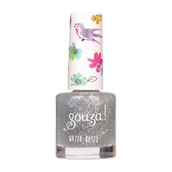Nail Polish Silver Glitter