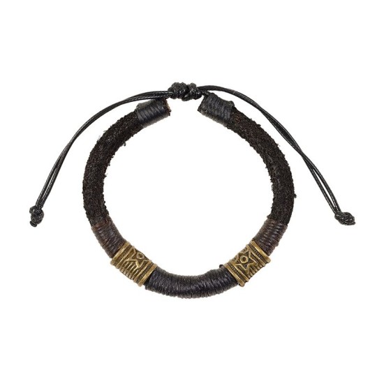 Armband Brian Zwart Verstelbaar (1 Stuk)