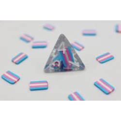 Transgender Flag Rpg Dice Set