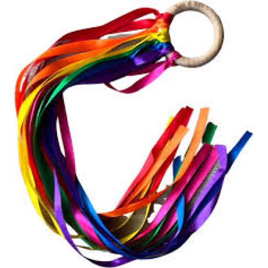 Handvlieger Met Linten | Danslinten | Regenboog