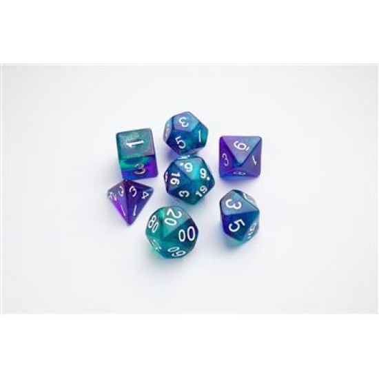 Dice Galaxy Series  Neptune Rpg Dice Set 7Stukjes
